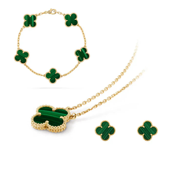 Parure Trèfle Fleur Chance